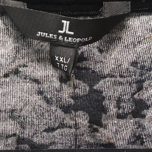 XXL Jules & Leopold Black and Red Cardigan with Floral Pattern. NWT - Picture 4 of 6